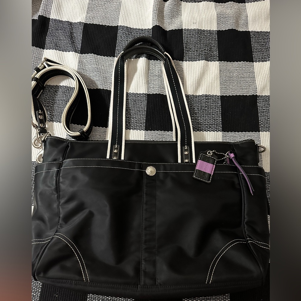 Coach Nylon Diaper Bag Excellent Condition Gem